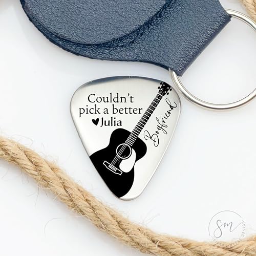Sm Design Boyfriend Gift Couldn'T Pick A Better Boyfriend Guitar Pick Gift From Girlfriend Valentines Day Gift Guitar Pick Gift For Boyfriend Valentine'S Day Couples Gift Boyfriend-Pick thumb #4