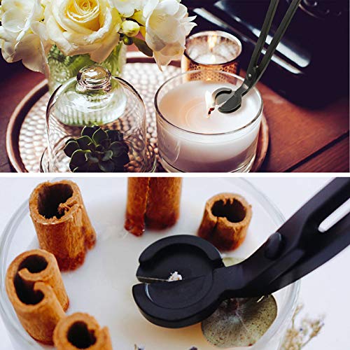 Kerzendochtschneider Docht Clipper Docht Schneider Docht Schere Duftkerzen Liebhaber, Docht Edelstahl Trimmer Öllampe Kerzenzubehör Trimmer Schere (schwarz) (1) - Image 8