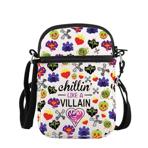 PLITI Villain Movie Inspired Gift Villain Club Gift Chillin' Like A Villain Crossbody Bag For Fans