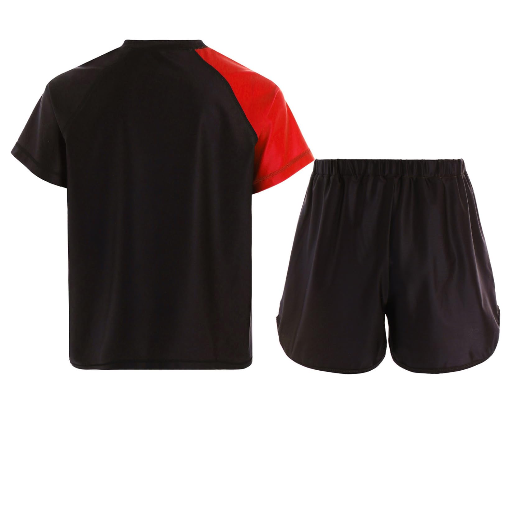 Conjunto Muay Thai Camiseta Pantalones cortos de Boxeo MMA Kickboxing Entrenamiento Luchas Artes Marciales Rendimiento 5-16 Años
