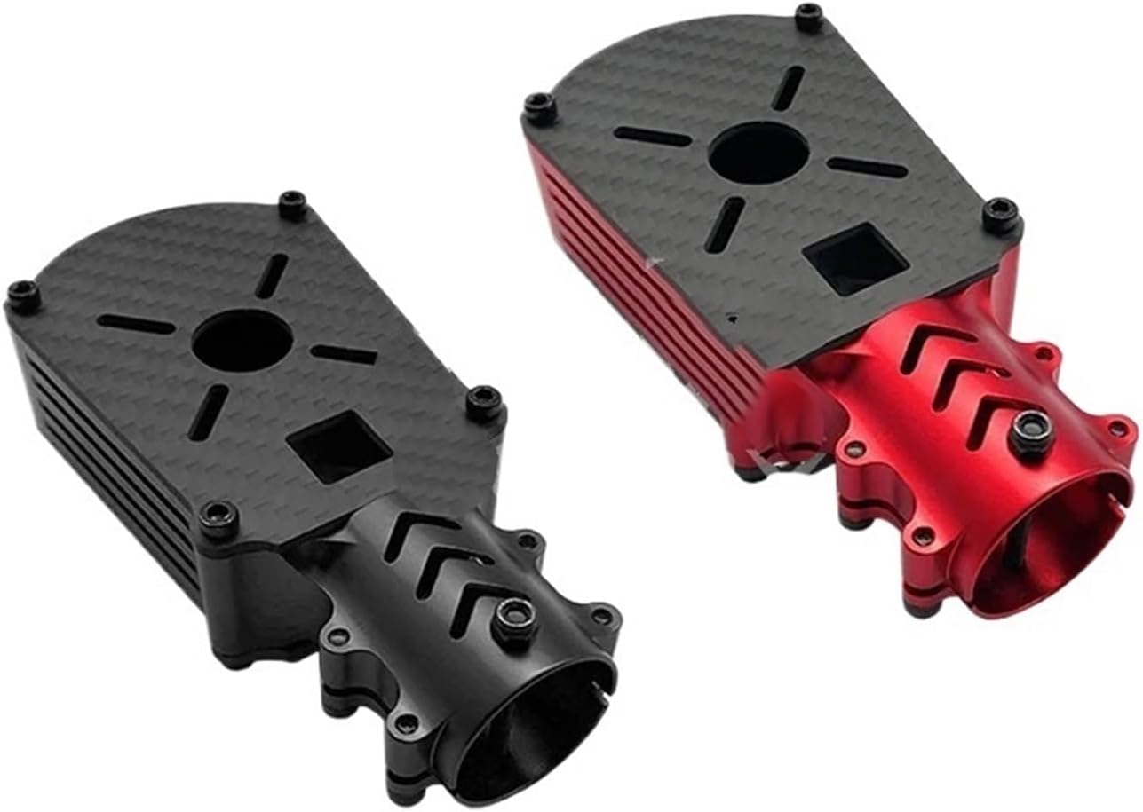 20 25 30mm Carbon Tube Motor Mount Base Seat With Mounting Plate For UAV Hexacopter Multicopter Drones(Red 25mm 1pcs)