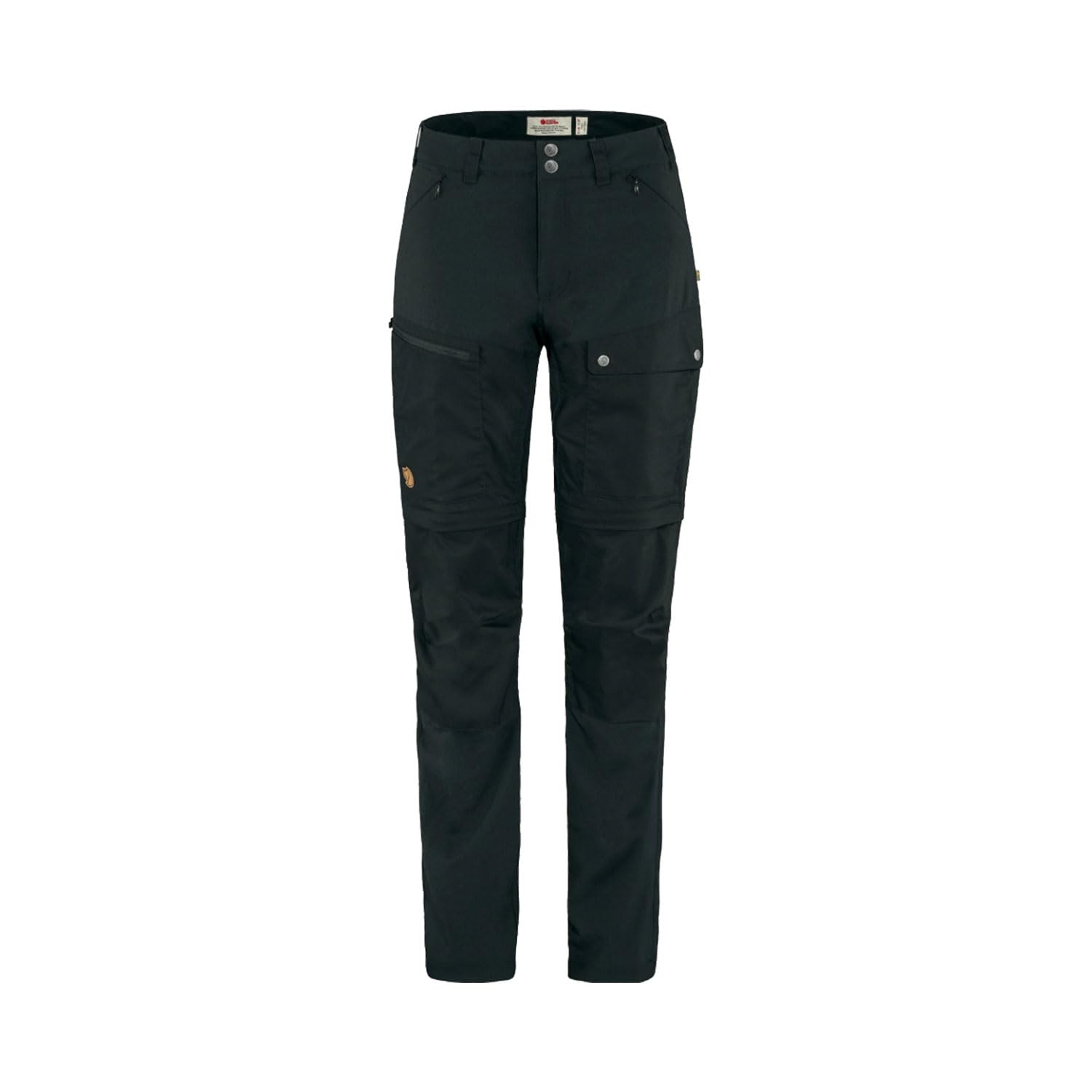 Fjallraven 89834-550 Abisko Midsummer Zip Off Trousers W Pants Women's Black Size 40