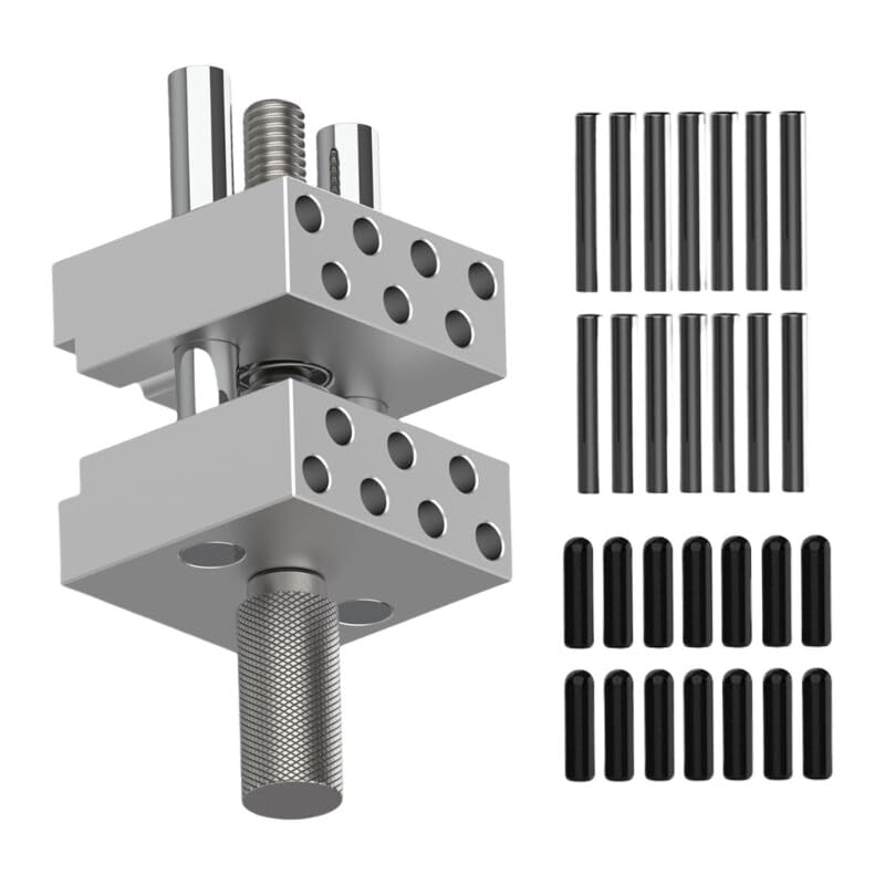Tornillo de metal ajustable para mesas de manualidades y afición