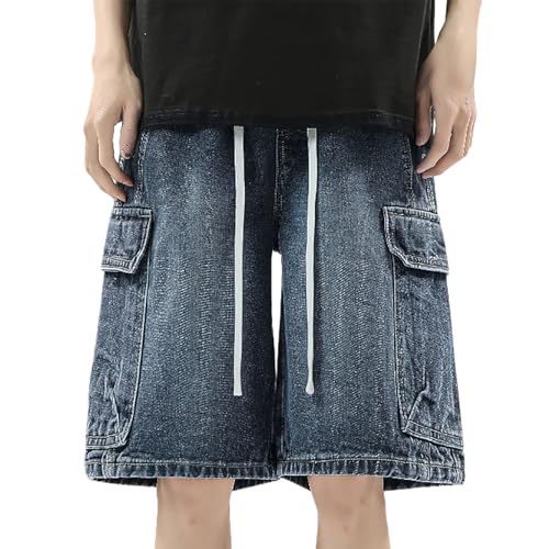 Pantalones cortos de mezclilla Modeewel estilo holgado con bolsillos