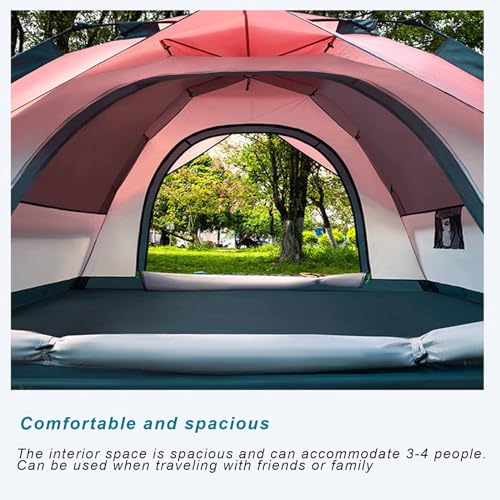 Carpa Pop Up para 3-4 personas, rosa, portátil miniatura 7