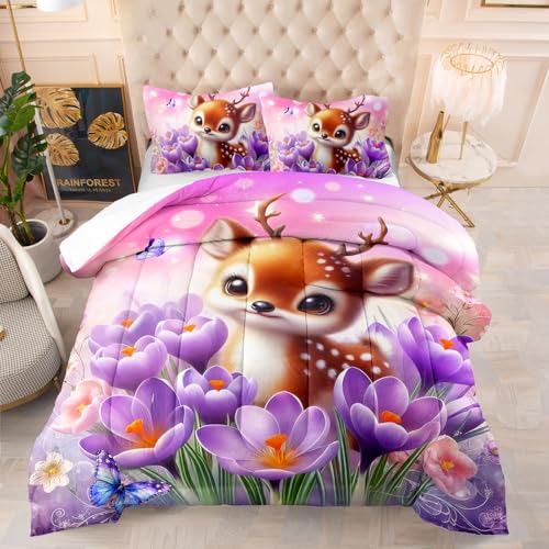 Couette avec rembourrage en polyester 230X260 drap de lit imprimé cheval