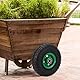 10-Zoll-Vollgummireifenrad, 4.10/3.50-4 Reifen und Rad pannensicher, Hochleistungs-Ersatzrad für Schubkarre, Handwagen, Gartenwagen, Karren, Trolley, Rasenmäher