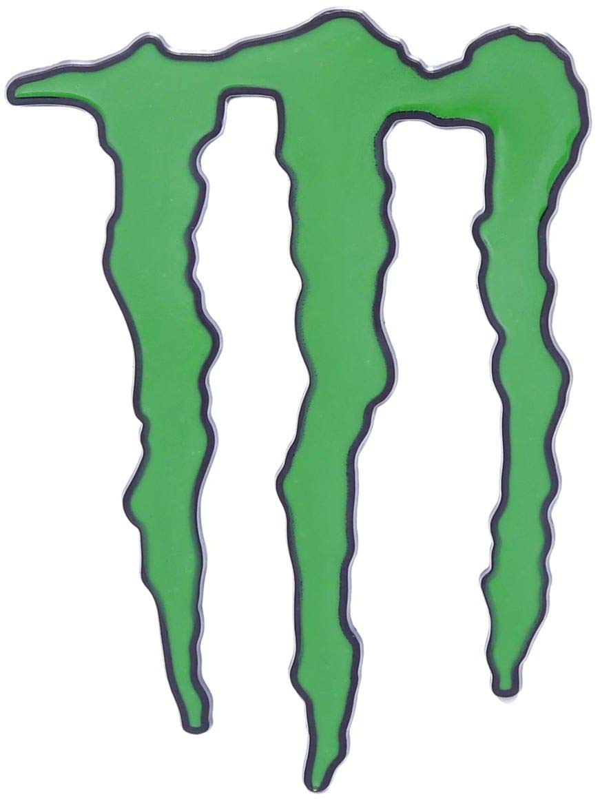 Big Monster Emblem Sticker - Green