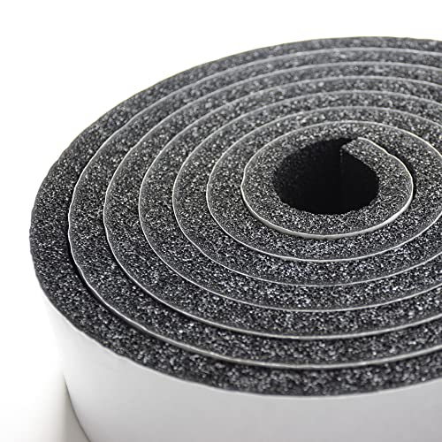 Image of DOBTIM Pipe Insulation Foam Wrap Tape, Self Adhesive with High Resilience for Pipe Insulation Wrap 13 Ft x 3 Inch Wide x 1 /2 Inch Thick