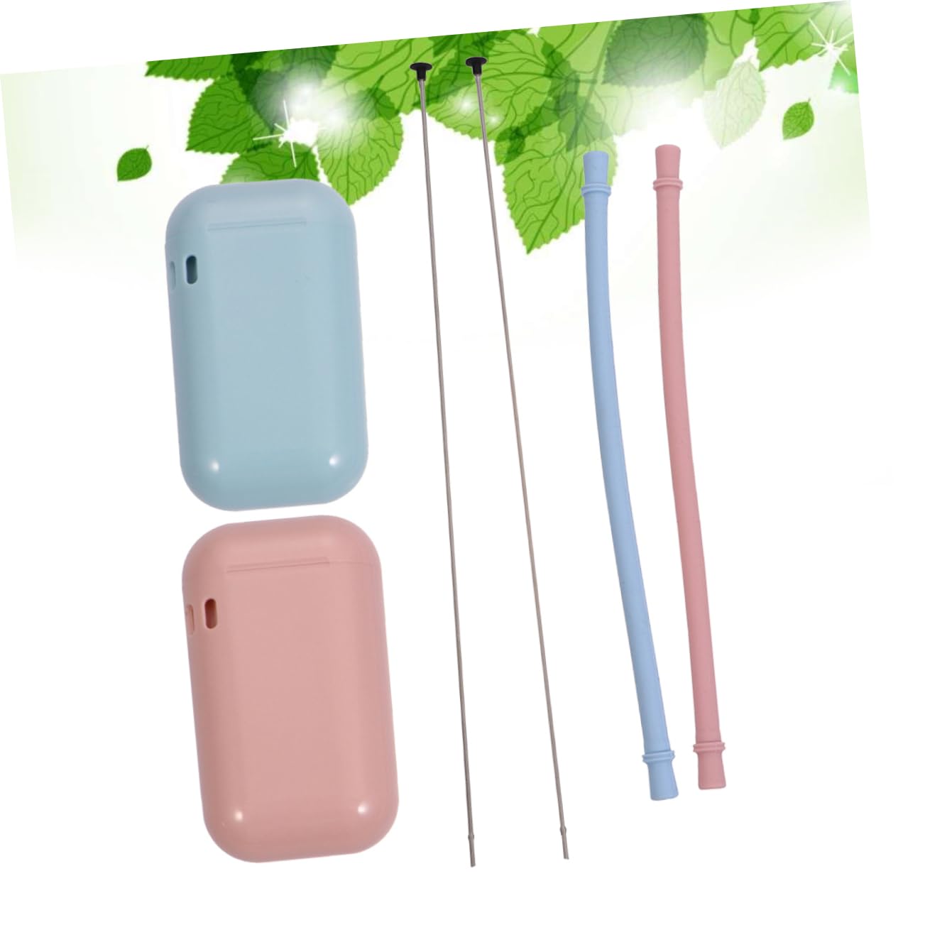 MAGICLULU 6stücke Faltbare Silikon-trinkhalme Wiederverwendbar Und Für Cocktails Und Getränke Inklusive Reinigungsbürste Für Partys Und Alltag