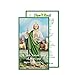 St Saint Jude Patron of Desperate Causes Dont Quit Laminated Prayer Card Blessed by Pope Francis