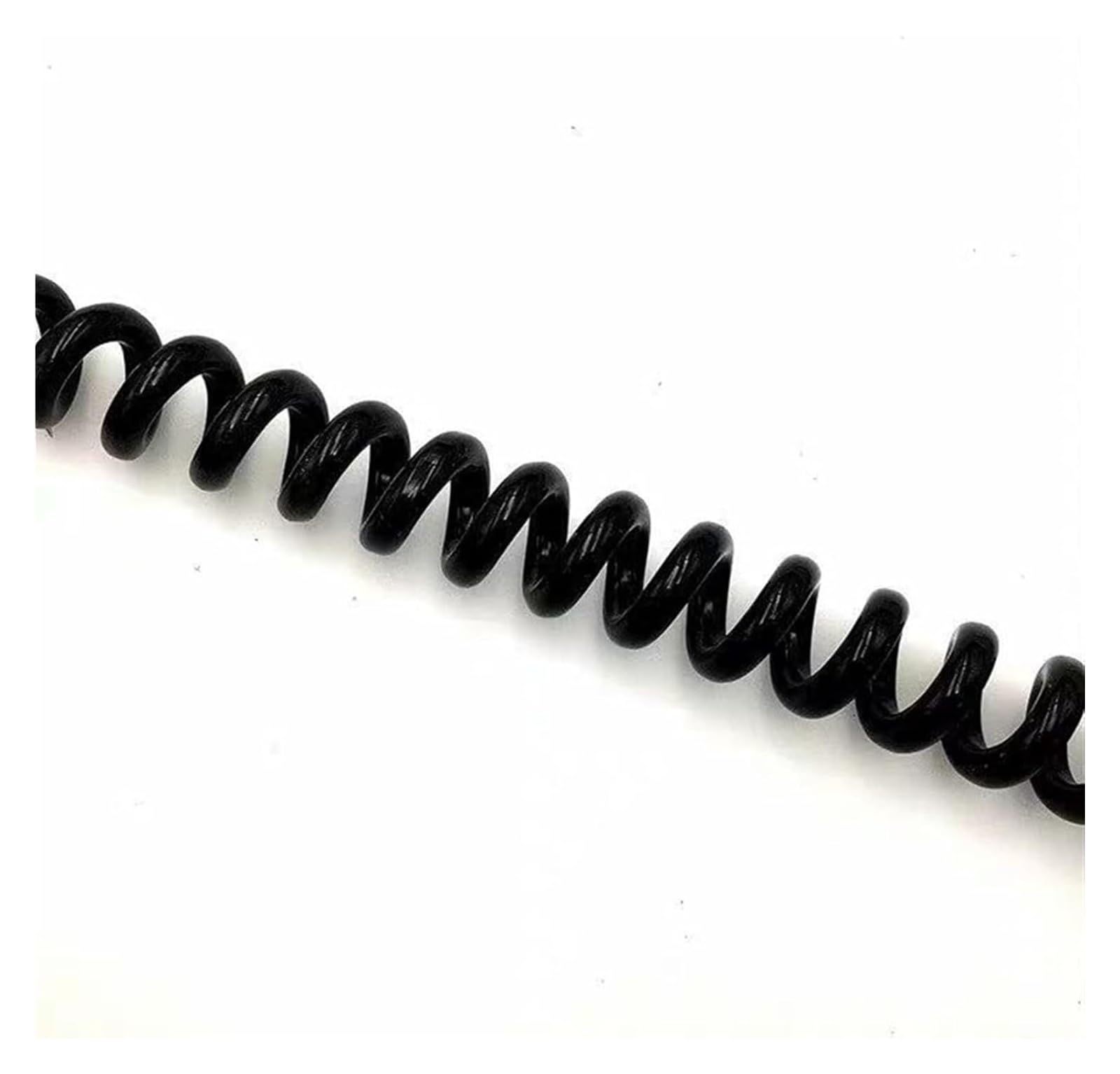 Cavo telefonico Cavo di Alimentazione Flessibile a Spirale, Cavo a Spirale a 3 conduttori, 0,3 mm, 22 AWG, Cavo di Controllo, Guaina a Molla, Resistente alla trazione(Stretch 4 Meter)