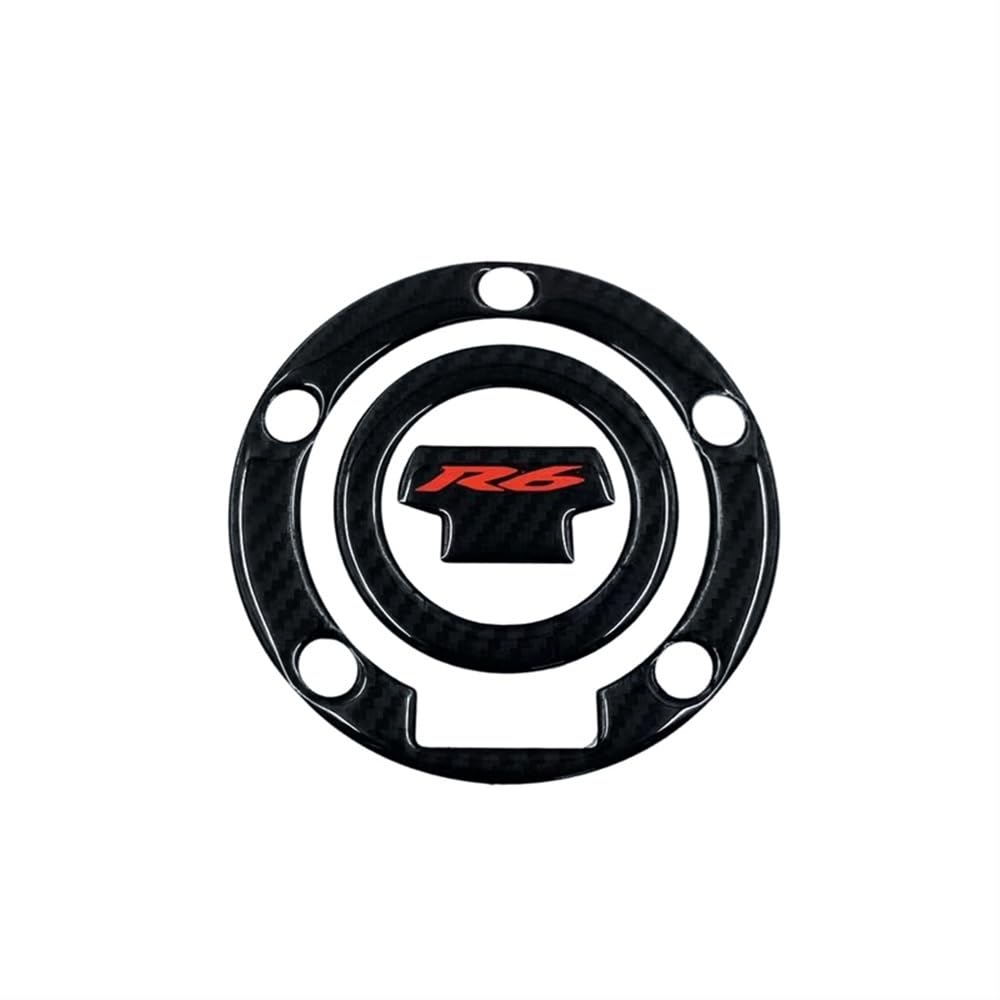 Moto Serbatoio Traction Pad Side R6 Sticker 3D Carbon Look Moto Rilievo del Carro Armato della Protezione Adesivi per Y&AMAHA YZF600 YZF-R6 R6S Tankpad Decalcomanie(8)