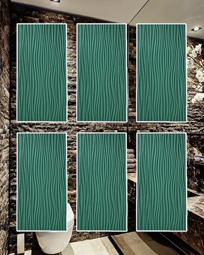 Panneaux muraux 3D décoratifs à lattes en revêtement imperméable pour rénovation intérieure