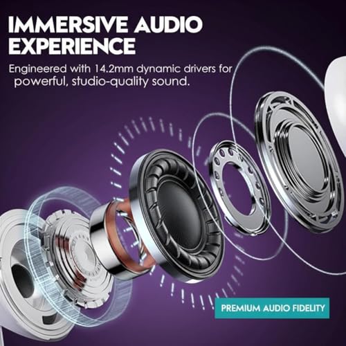 Image of Type-C Wired Earphones Compatible with iPhone 15, 16, 17, 17 Pro, iPad & All USB-C Devices | Hi-Fi Stereo Sound, Deep Bass, Built-in Mic, Volume Control, Noise Isolation, Comfortable C Device ip61