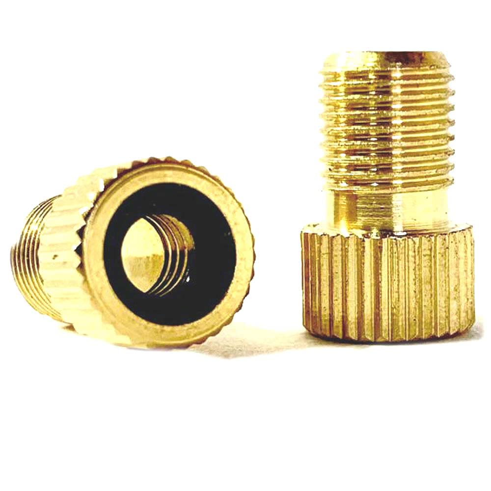 Set di valvole per bicicletta, 19 pezzi, valvola Presta, adattatore per valvole francesi con tappi di protezione, set completo per biciclette e mountain bike (19