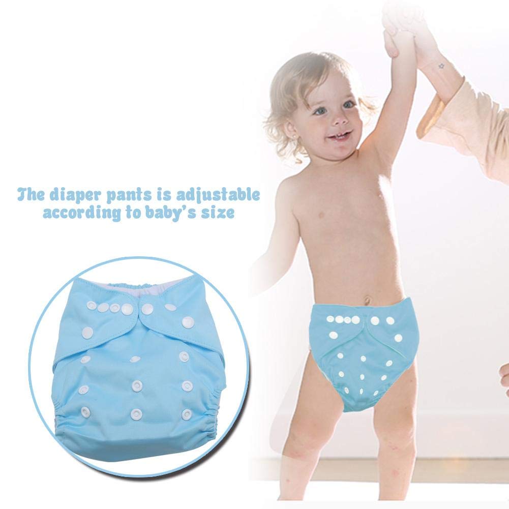 Couches de Bain Lavables Respirant Bébé Réglable Étanche Formation Pantalon de Couche en Tissu Sous-Vêtements pour Bébé