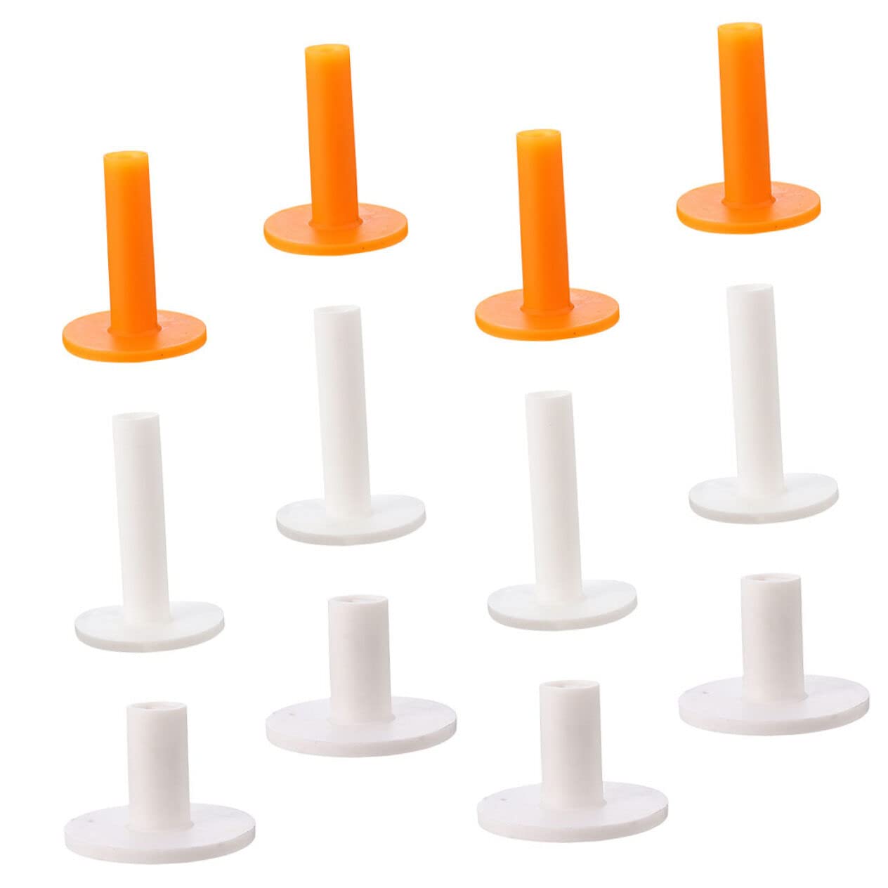 Toddmomy 12pcs Golf Tee Golf Balls Golfs Training Tee Driving Range Tees Golfs Accessory Golfs Supplies Practice Mat Tees Training Tees Golfs Mat Tees Rubber Indoor Practice Supplies