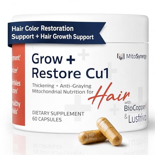 MitoSynergy Grow + Restore Hair Supplement