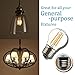 CTKcom 4W G45 G14 Dimmable Edison Style Antique LED Light Bulb(4 Pack)- LED Filament Bulb 40W Incandescent Equivalent 400LM 2700k Warm White Lamps for Home Pendant Antique Light Fixtures E26 120V