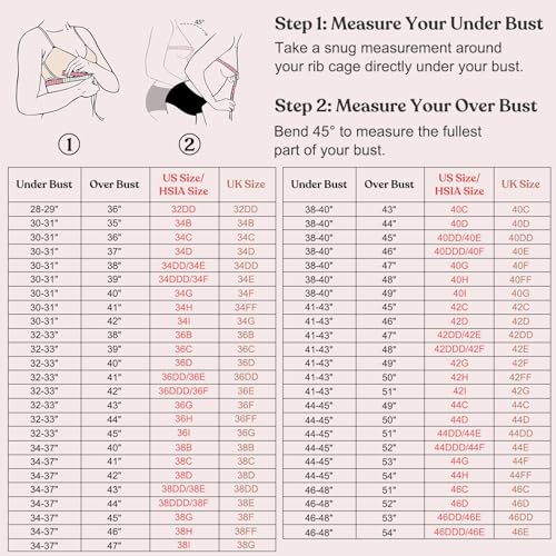 Image of HSIA Minimizer Bras for Women Large Bust Full Coverage Lace Plus Size Bra - Mermaid Scales