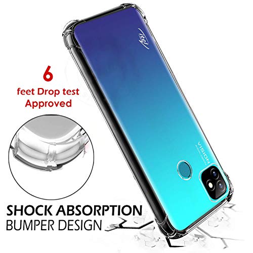 Image of COVERBLACK Transparent Back Cover for Itel Vision One - Transparent