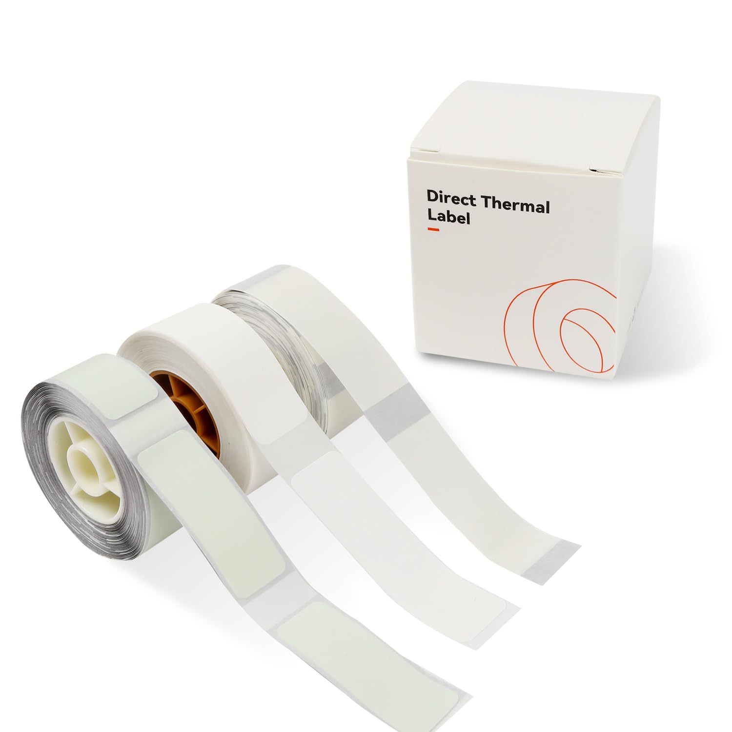 3 Rolls D110/D11 Clear, White, Glow in The Dark Label Maker Tape, Address Labels Name Labels for Daycare, School, Travel, Luminous Sticker for