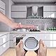 Yizhet 2 Stück Abflusssieb Edelstahl Abflußsieb Edelstahlsieb Kanalfilter Waschbecken Filter Gemüse Becken Slipping durch die Netto-Senke Bad Bodenablauf Ideal für und Küche (11,2cm)