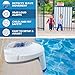 Pool Alarm for Inground & Above Ground Pools Wireless Connection, Water Motion Sensor Swimming Pool Immersion Safety Alarms Detector Battery Powered with Remote Receiver for Kids Pets FCC-Compliant