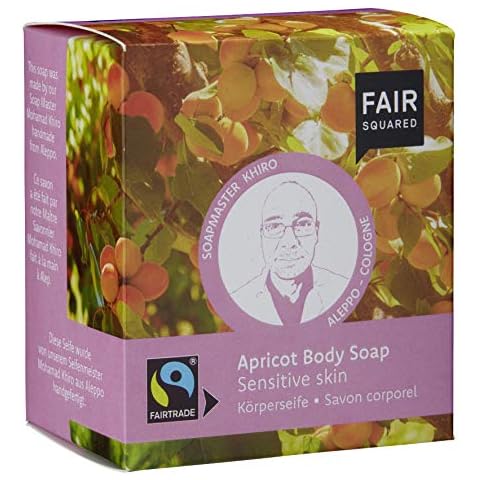 FAIR SQUARED feste Duschseife Aprikose - Körperseife Sensitive Skin 2 x 80 Gramm Cover