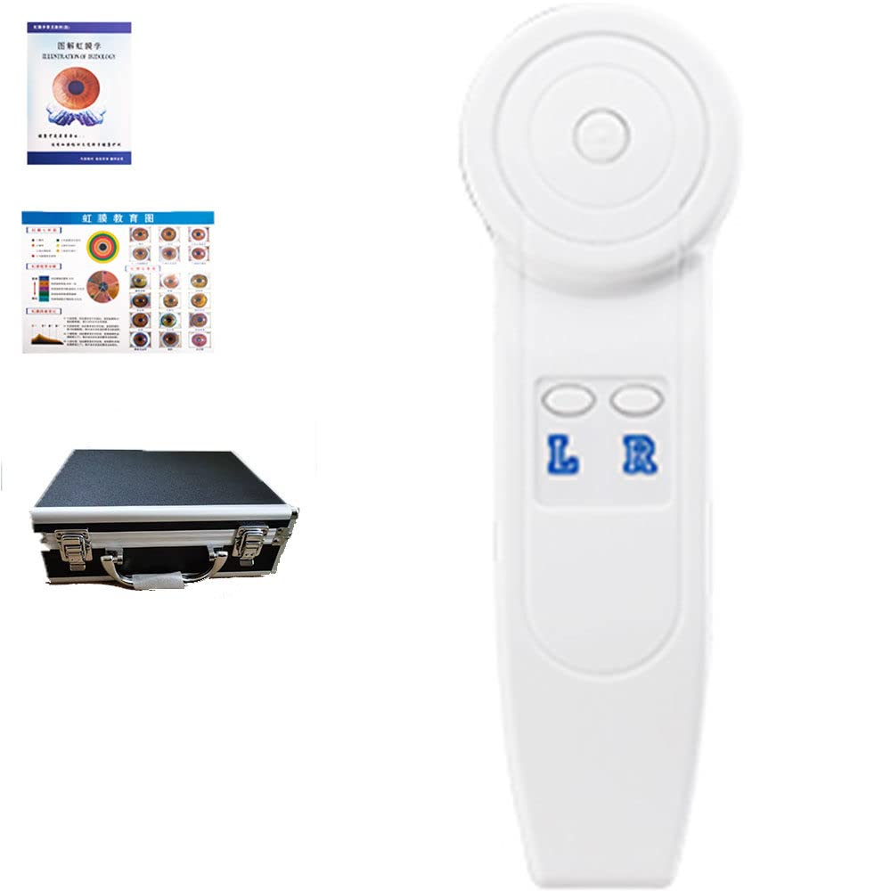 High-definition Iris Camera Pathological Analysis Equipment, Usb, 2 Million Pixel Iris Detector Auto-focus Iris Machine, Win Xp, Win 7, Win 8, Win 10, Win 11, Aluminum Box Packaging,Russian