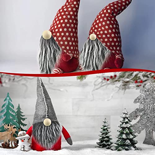 runrayay 12Pcs Pre-Cut Gnome Beard for Crafting Grey Faux Fur Fabric Handmade Dwarf Beard with 12Pcs Wooden Balls Nose for Festival Home Decor Diy - Image 4