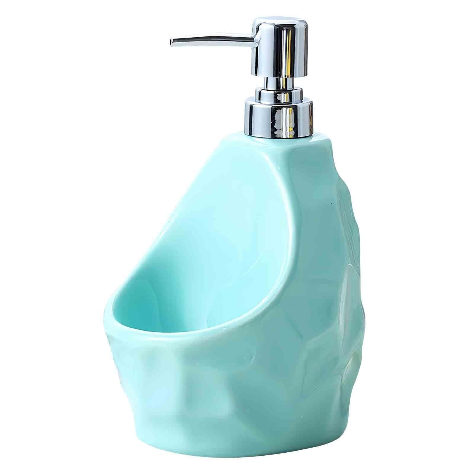 Dish Soap Dispenser With Pump Holder and Refillable Lotion for Bathroom Bathroom Stuff(Green)