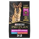 Purina Pro Plan Sensitive Skin and Stomach Dog Food Large Breed Salmon and Rice Formula - 34 lb. Bag