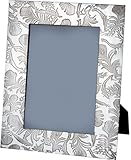 [Grand Cadre Photo Unique Personnalisé à Motif de Plumes de Paon en Relief 7 x 5 pouces] - L'option de gravure vous permet de personnaliser le cadeau pour le destinataire ou pour vous-même ! Faites graver votre propre texte Personnalisé dans une sélection de polices. Une peste en Étain peut être Gravée et montée sur le Cadre. La gravure est payante, veuillez nous contacter pour plus D'informations.