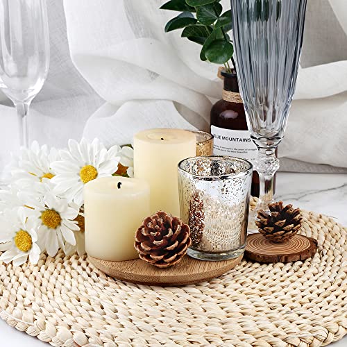 Btgllas SAEEW01 Silver Mercury Glass Tea Light Holders Set Of 36 thumb #5