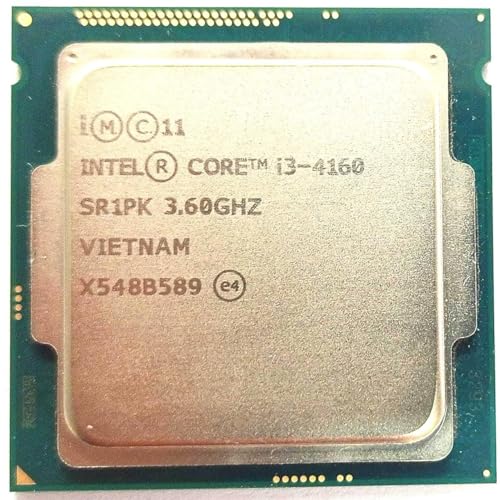 Image of Core i3-4160 4th Generation Processor 3.60 Ghz Core 2 Thread 4 for LGA 1150 Socket Desktop Processor (Silver) AD Enterprises