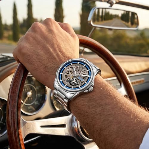Image of ALIX AL2918 Men Fashion Multifunction Analog Watch Stainless Steel Strap Waterproof Casual Watch