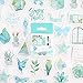 Produktbild KATTERS Mint Summer   Stickers Set Dekorative Briefpapier Aufkleber Scrapbooking DIY Diary Album Stick Lable