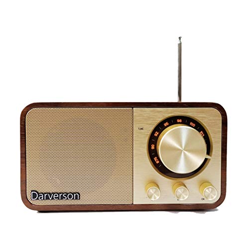 BGAZA Altavoz Antiguo clásico de época Antigua Radio FM Bluetooth Estructura en la música Mp3 Decodificador USB Flash Disc TF Tarjeta de Interfaz de Lector
