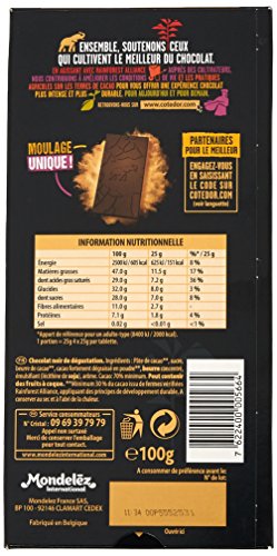 Tablette De 70% Cote D'or La Tablette De 100 G - vue 8