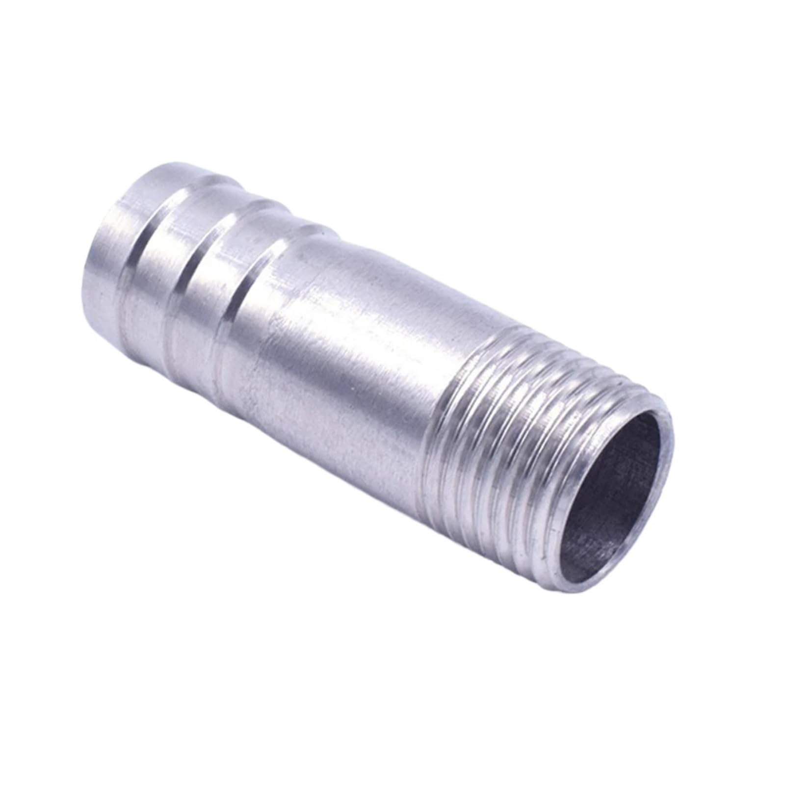 Connecteur de raccord de tuyau en acier inoxydable, 1/8 "1/4" 3/8 "1/2" 3/4 "1" 2 "3" 4 "BSP mâle, coupleur de mamelon de baril de barbe, 201 304 316(BSPT SS201,3")