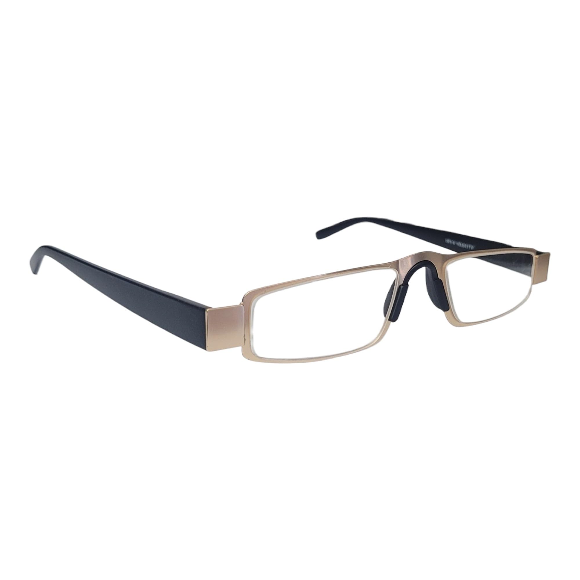 Reading Glass Flat Slim Fix Nose Pad Unisex Rectangle Full Rim Power Reading Spectacle Glasses for Near Vision-image-21