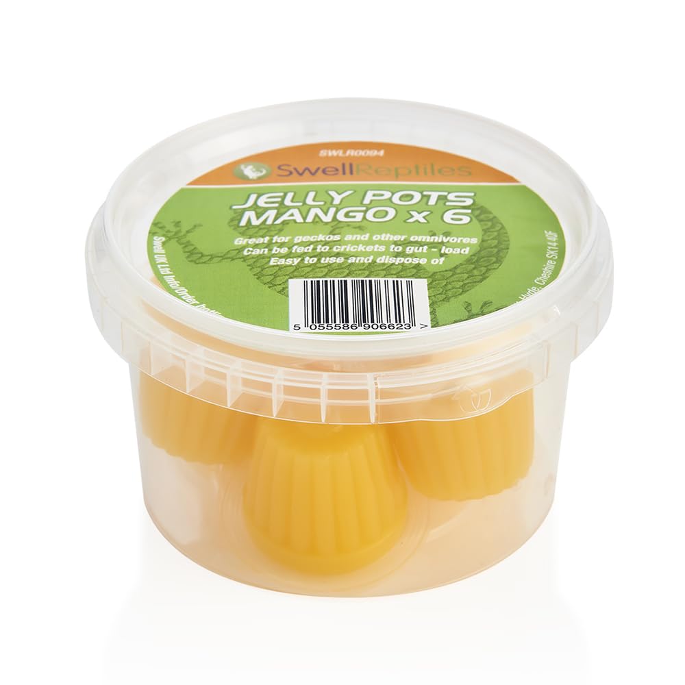 Swell Reptiles Jelly Pots - Packs of 6 (Multiple Flavours) (Brown Sugar x6)