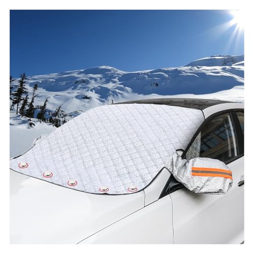 NYHBASW Protector Parabrisas Hielo para Ford KA+ 2015 2016 2017 2018 2019 2020 2021 2025, Protector Luna Coche Hielo Cubierta, Funda Plegable Parabrisa Delantero
