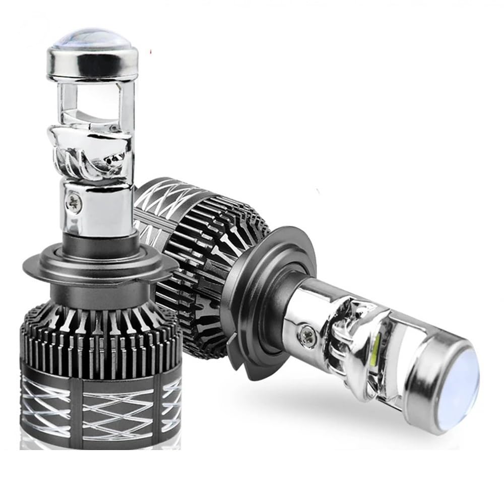 Bombilla LED for proyector H4 H7 H11 HB3 9005 9006 HB4, faro delantero de coche CANbus de alta potencia 6000 K, luz antiniebla for coche/moto, 12 V, LHD(6000K WHITE_H4/9003/HB2)