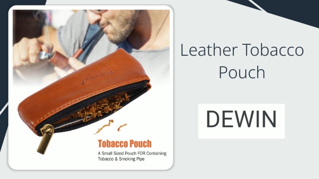custom leather tobacco pouch Amazon.com: DEWIN Leather Tobacco Pouch Bag