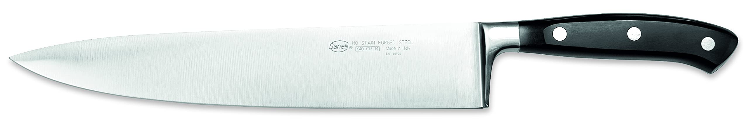 Sanelli Coltello da Chef Trinciante Ergoforge, lunghezza lama 25 cm