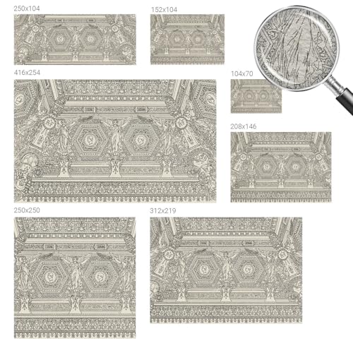 Papier peint intissé impression haute qualité motif classique