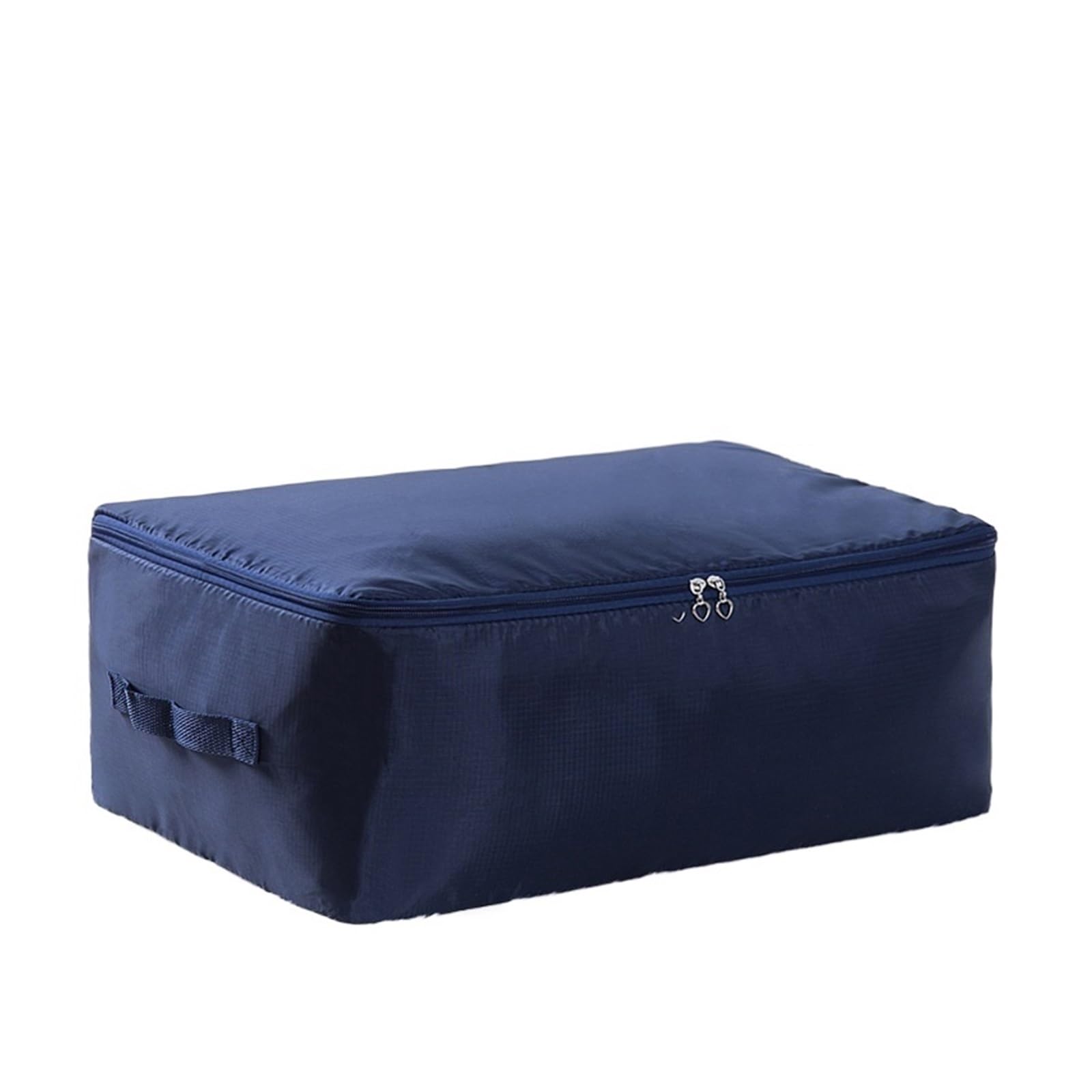 RRYPBOVG Foldable Blanket Storage Bags 3PCS Large Capacity Wardrobe Moisture Proof Organizer Bags Foldable Clothes Quilt Storage Bags Multifunctional Sundries Storage Bag(Deep bule,S 55x35x20cm)